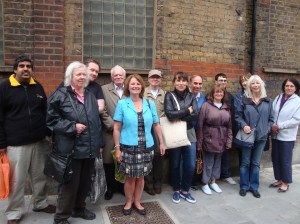 Group photograph of walking tour group