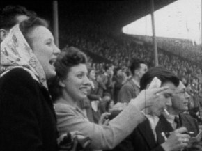 Crowds at Wembley - still from the 1949 film These Can Be Yours held at Brent Archives.