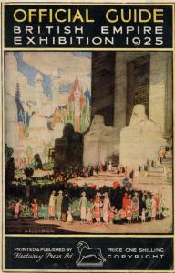 The Official Guide to the British Empire Exhibition, featuring the Art Deco Lion designed by J.C. Herrick  © Brent Museum and Archives
